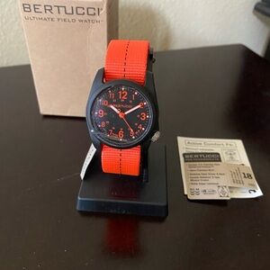 BERTUCCI Ultimate Field Watch (NIB) Includes One Add’l Black watch band